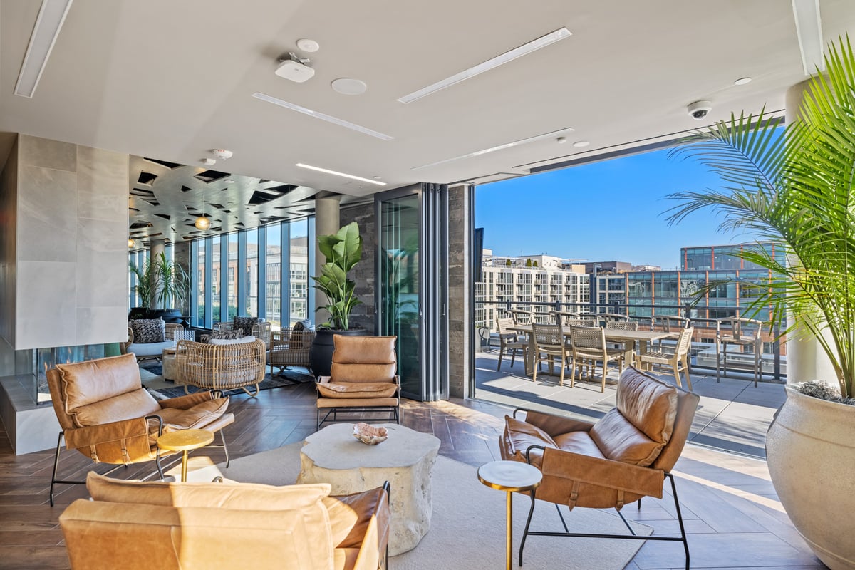 Spacious penthouse and rooftop deck