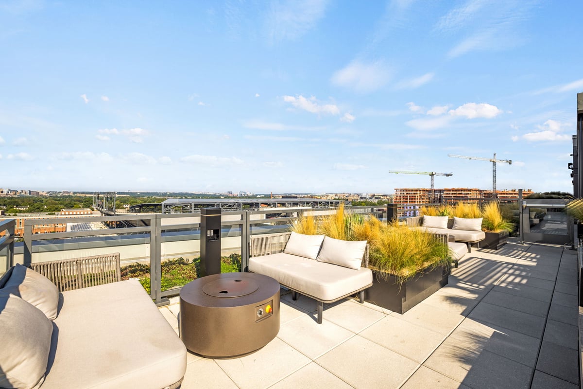 Rooftop terrace in DC 