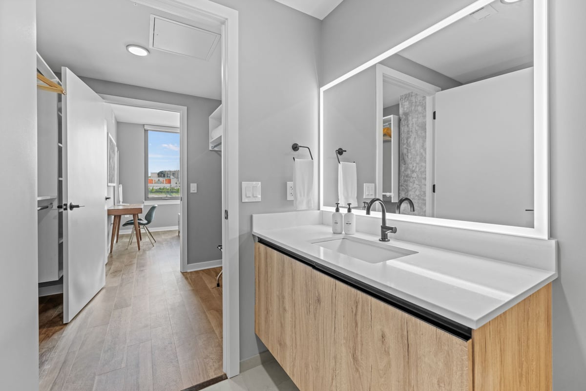 Extended stay suite bathroom 