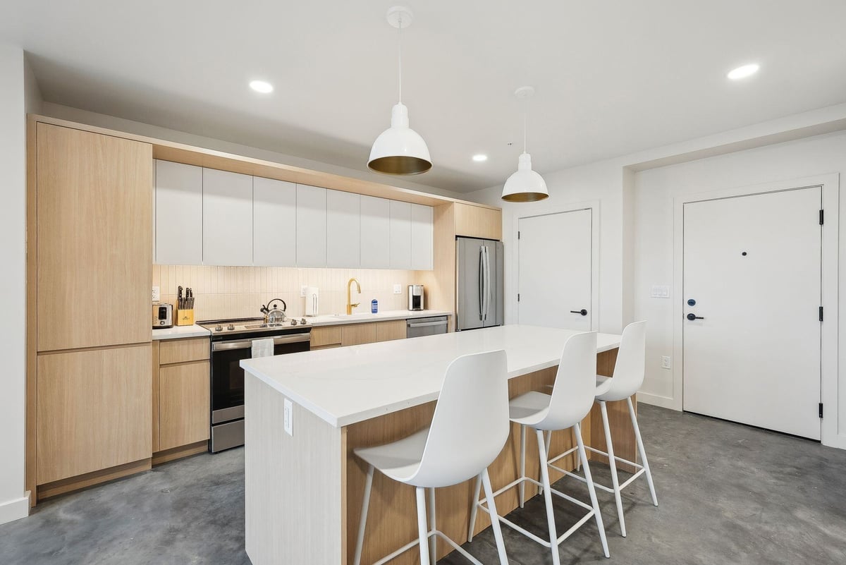 Modern, chef-ready kitchens.