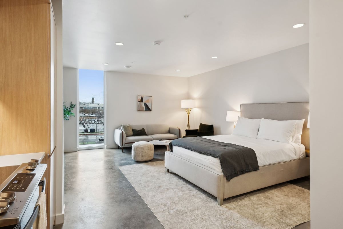 Modern and spacious living areas.